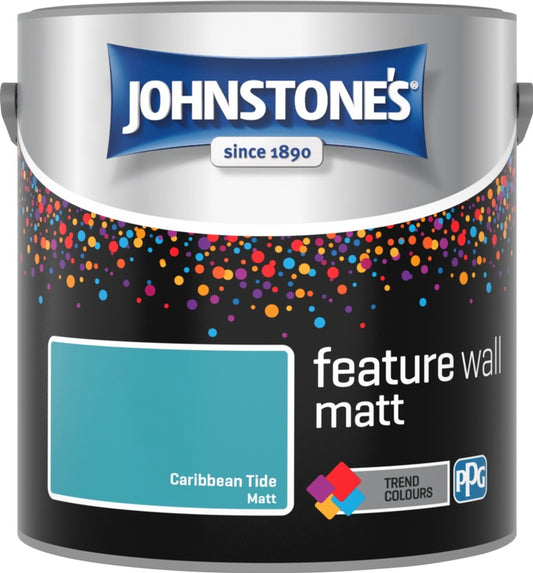 Johnstone's Feature Wall Matt 2.5L Caribbean Tide