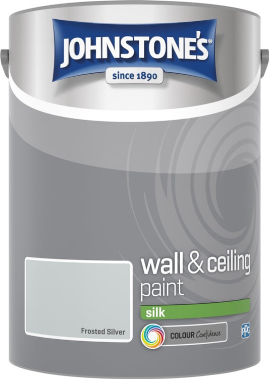 Johnstone's Wall & Ceiling Silk 5L Frosted Silver