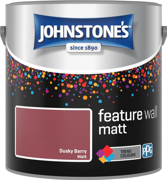 Johnstone's Feature Wall Matt 2.5L Dusky Berry