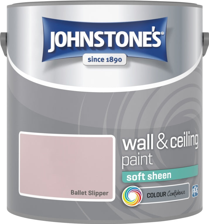 Johnstone's Wall & Ceiling Soft Sheen 2.5L Ballet Slipper