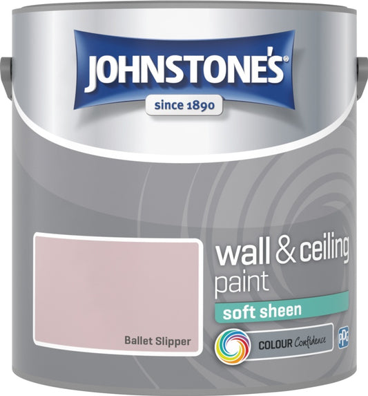Johnstone's Wall & Ceiling Soft Sheen 2.5L Ballet Slipper