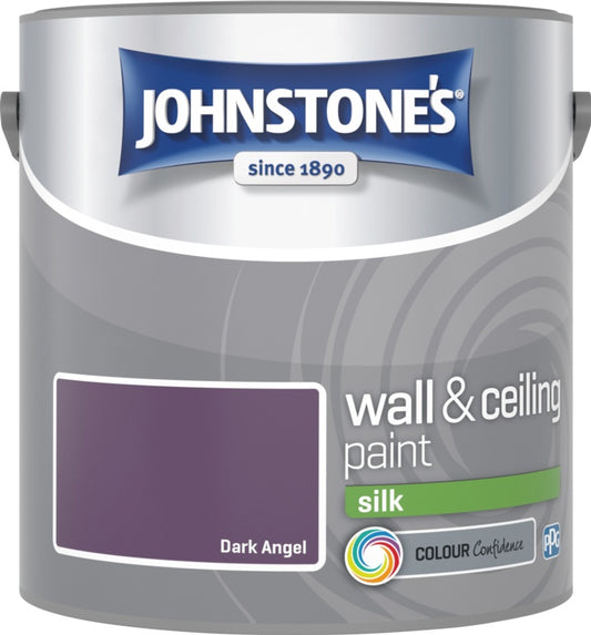 Johnstone's Wall & Ceiling Silk 2.5L Dark Angel