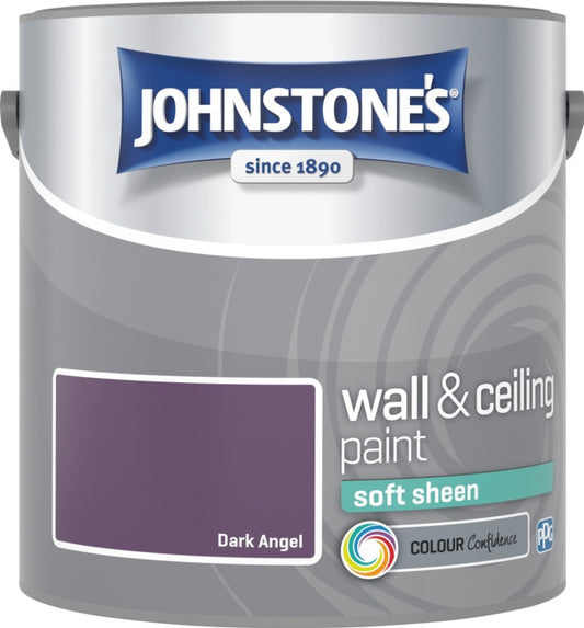 Johnstone's Wall & Ceiling Soft Sheen 2.5L Dark Angel