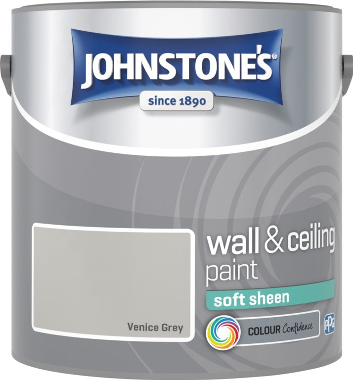 Johnstone's Wall & Ceiling Soft Sheen 2.5L Dark Angel