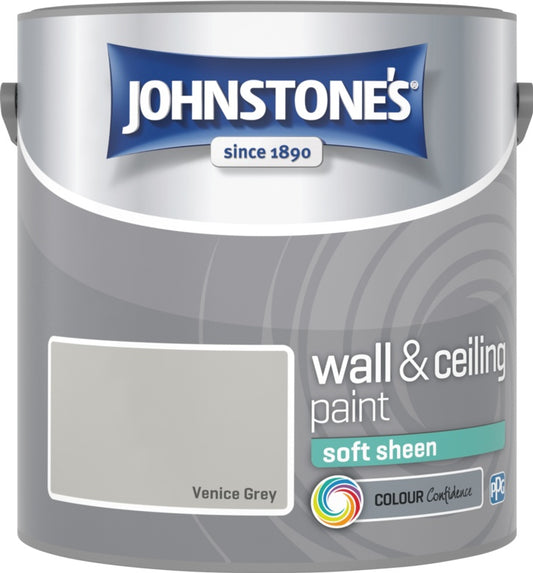 Johnstone's Wall & Ceiling Soft Sheen 2.5L Dark Angel