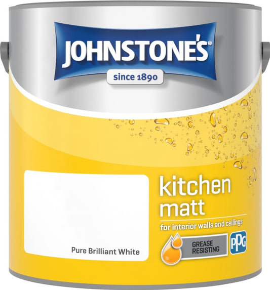 Johnstone's Kitchen Matt 2.5L Pure Brilliant White