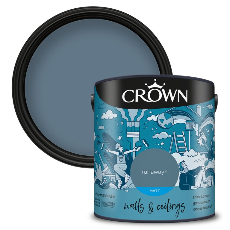 Crown Walls & Ceilings Matt  2.5L Runaway