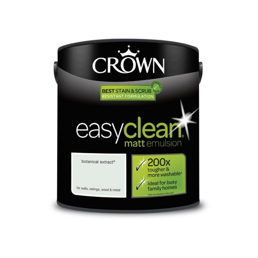 Crown Easyclean Matt Emulsion 2.5L Botanical Extract