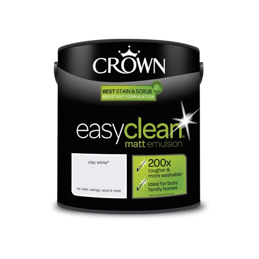 Crown Easyclean Matt Emulsion 2.5L Botanical Extract