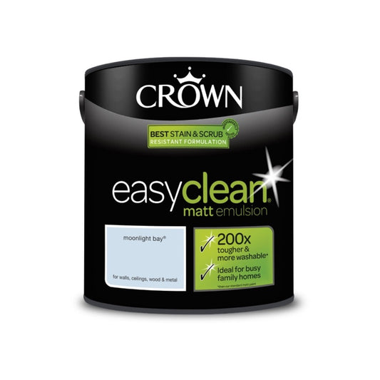 Crown Easyclean Matt Emulsion 2.5L Midnight Navy