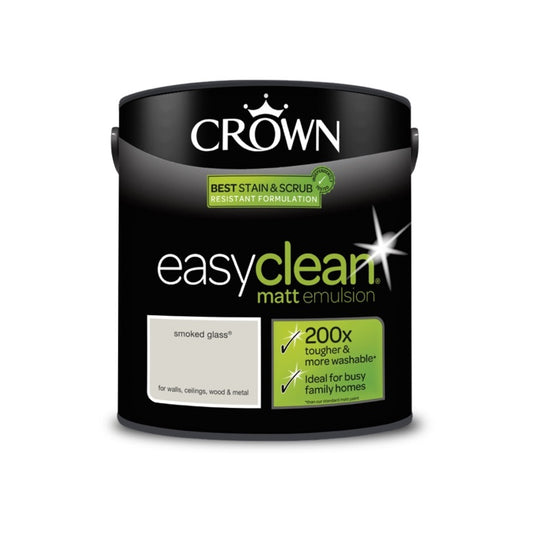 Crown Easyclean Matt Emulsion 2.5L Powdered Clay