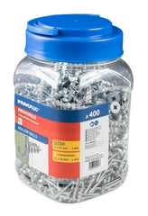 Rawlplug Metal Self Drill Fixing Plasterboard Plug 400plugs + 400screws