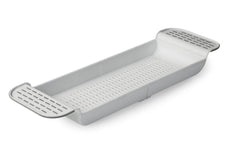 Blue Canyon Extendable Over Bath Rack White