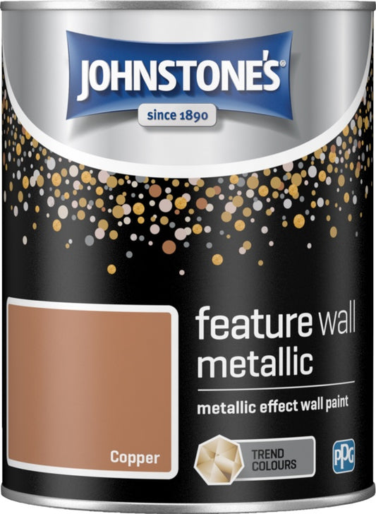 Johnstone's Feature Wall Metallic 1.25L Copper