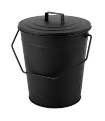 Hearth & Home Coal Bucket With Lid Black