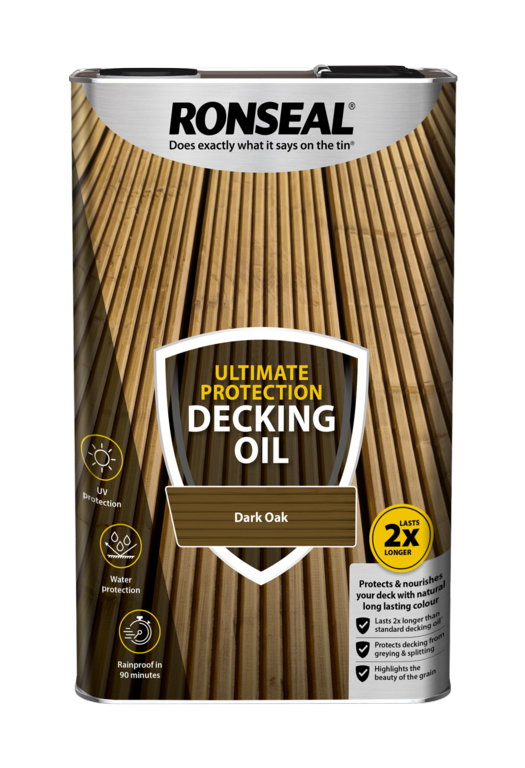 Ronseal Ultimate Protection Decking Oil 5L Dark Oak