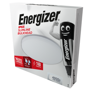 Energizer IP54 Slimline Bulkhead Cool White 18w