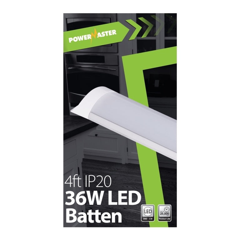 Powermaster LED IP20 Batten 120cm 40w