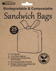 Planit Eco Friendly Sandwich Bags Pack 25