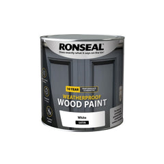 Ronseal 10 Year Weatherproof Satin Wood Paint 750ml Duck Egg