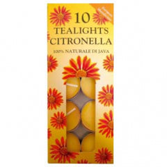 Price's Candles Tealights 10 Pack Citronella