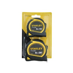 Stanley Tylon Tape 5m & 8m Twin Pack