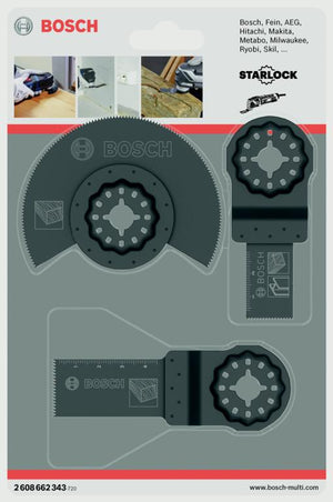 Bosch Starlock Wood And Metal Set 3 Piece