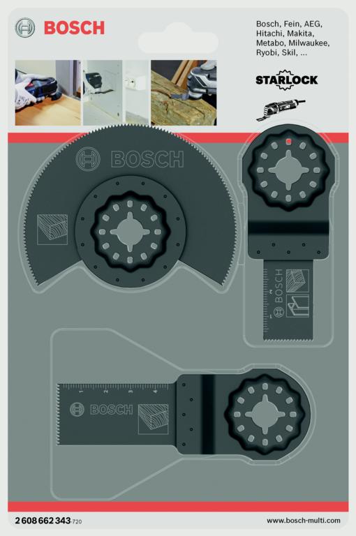 Bosch Starlock Wood And Metal Set 3 Piece