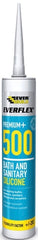 Everbuild Everflex 500 Bath & Sanitary Silicone 310ml Manhatten Grey