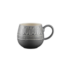 Mason Cash Impressions Mug 350ml Grey Leaf