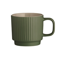 Mason Cash Embossed Line Mug Green
