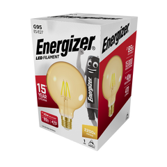 Energizer Filament LED G95 E27 Dimmable 5w 470lm