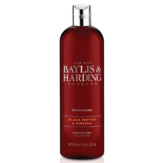 Baylis & Harding Moisturising Shower Gel 500ml Black Pepper & Ginseng