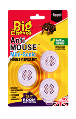 The Big Cheese Anti Mouse Mini Sonic Mouse Repellent 3 Pack