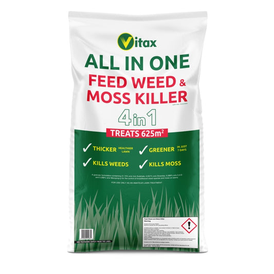 Vitax All In One Feed Weed & Moss Killer 625sqm Bag