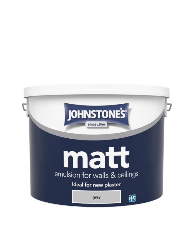 Johnstone's Wall & Ceiling Matt 10L Grey