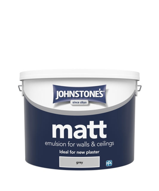 Johnstone's Wall & Ceiling Matt 10L Grey