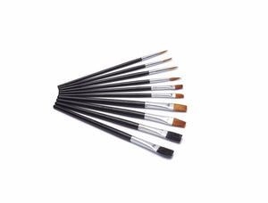 Harris Seriously Good Flat Artist Paint Brushes Pack 10