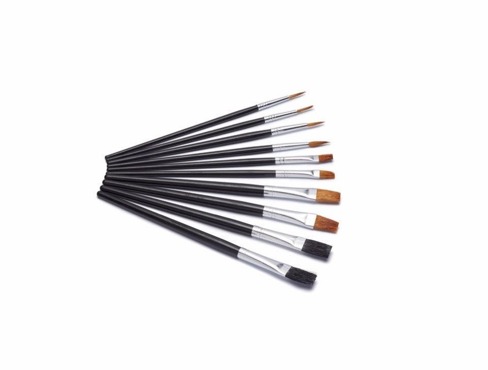 Harris Seriously Good Flat Artist Paint Brushes Pack 10