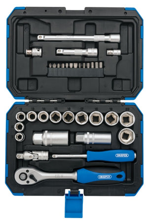 Draper 3/8" Sq Dr Metric Socket Set 3/8"