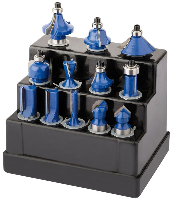 Draper 1/2" TCT Router Bit Set 1/2"