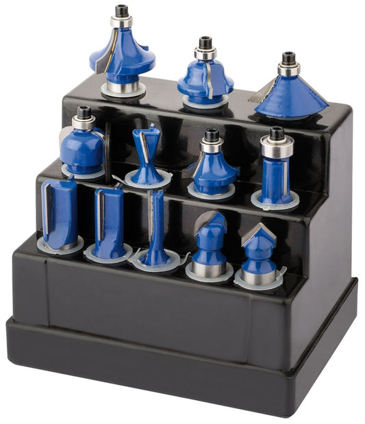 Draper 1/2" TCT Router Bit Set 1/2"