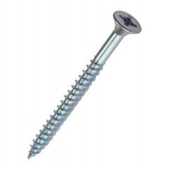 Securit Countersunk Zp Screws, Pack of 10 3x25mm