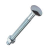 Securit Carriage Bolts Nuts Zp, Pack of 4 M6x50