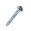 Securit Round Head Zp Screws, Pack of 10 4x25mm
