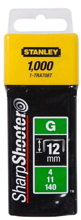 Stanley Heavy Duty Staples 12mm x 1000