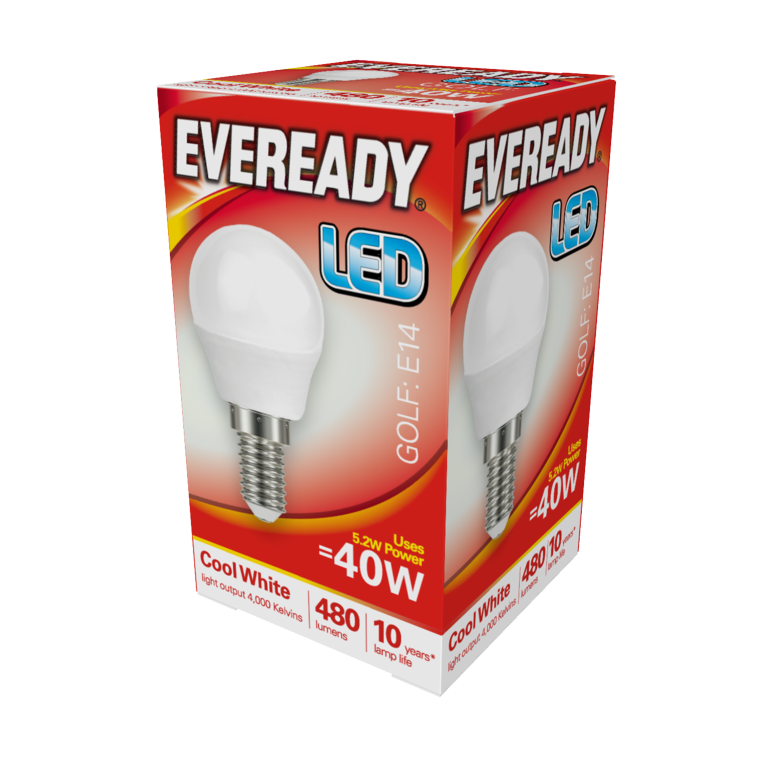 Eveready LED Golf 40W 480lm E14