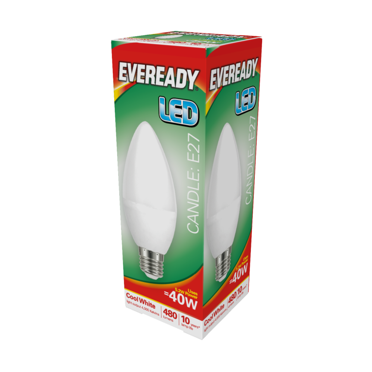 Eveready LED Candle 40W 480lm E27