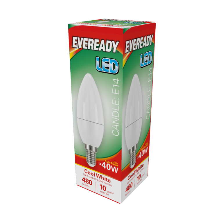 Eveready LED Candle 40W 480lm E14