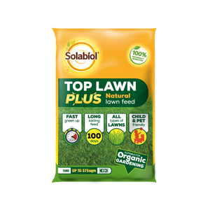 Solabiol Top Lawn Plus Natural Lawn Feed 15kg 375sqm